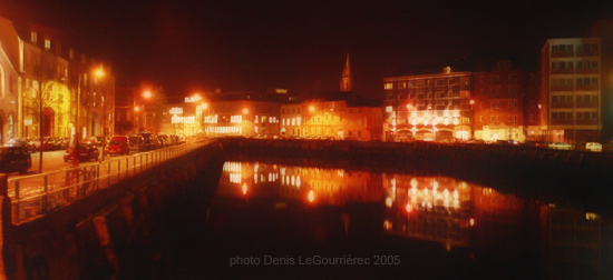 Cork at night