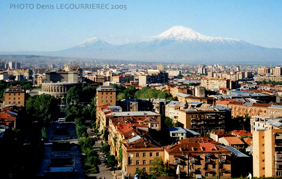 yerevan and mount ararat