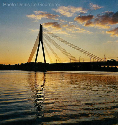 riga sunset