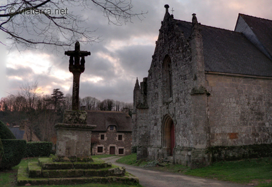 chapelle calvaire chaumiere saint nicolas des eaux