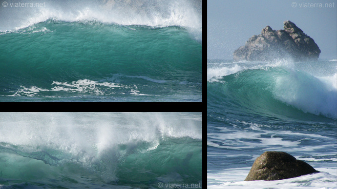 lumiere dans les vagues
