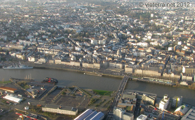 nantes vue d'avion