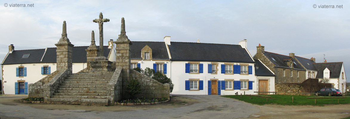 place du calvaire saint cado panorama