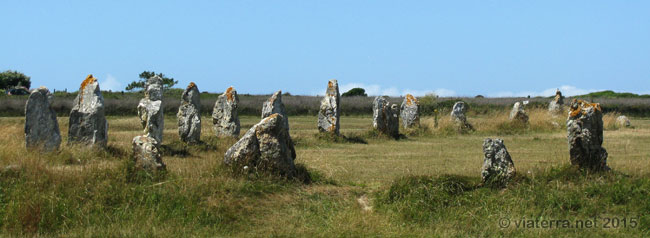 presqu ile crozon alignement lagatjar