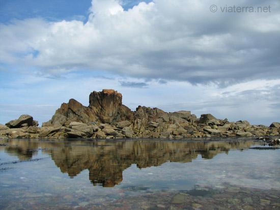 reflets rochers sillon du talbert