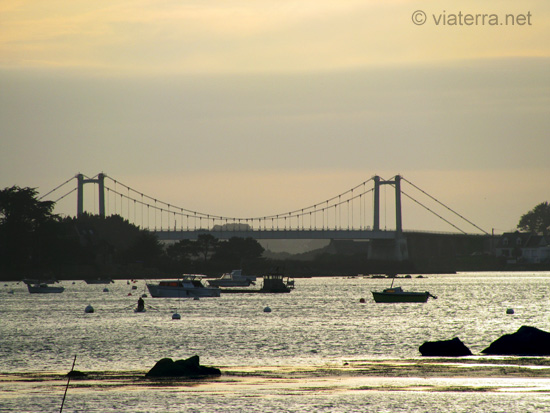 pont lorois soleil couchant