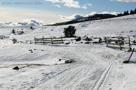 les calmes font romeu neige ski de fond