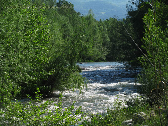 rivière du tech près du Boulou