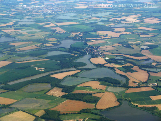 les dombes photo arienne