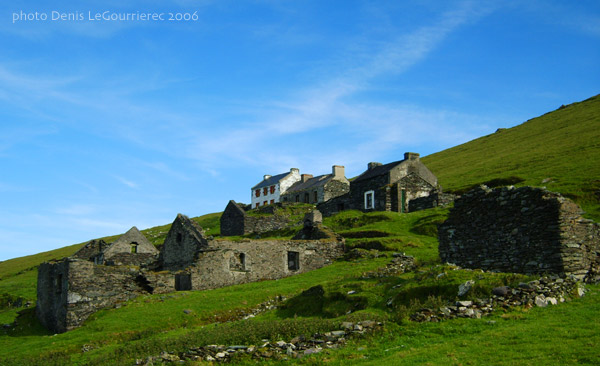 Blasket island village