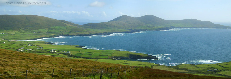 Saint Finian's Bay panorama in kerry