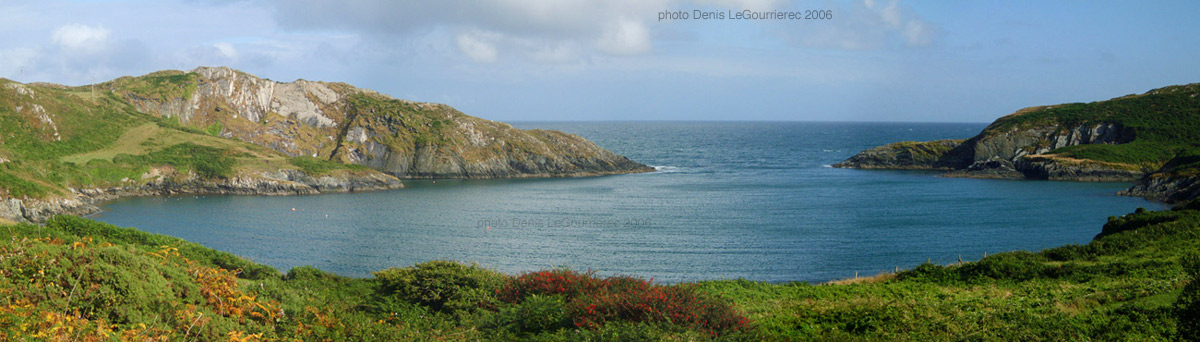 sherkin island Horseshoe Harbour panorama