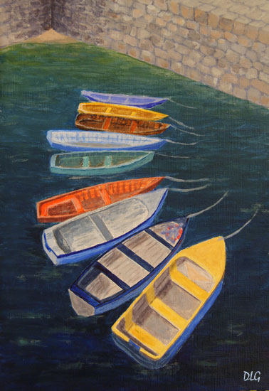 boats painting