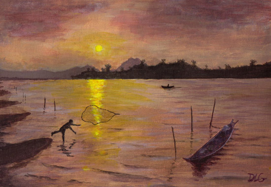 painting laos