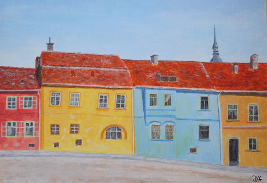 Sighisoara painting