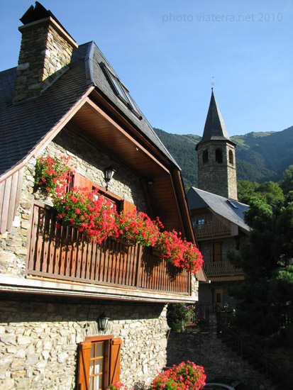 val d'aran aubert church iglesia