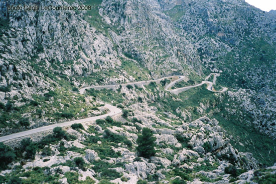 road Cala de Calobra - Torrent de Pareis