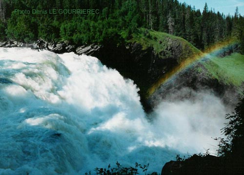 tannforsen wasserfall cascade waterfall