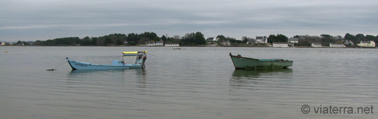 panorama de saint cado et de la ria d'tel